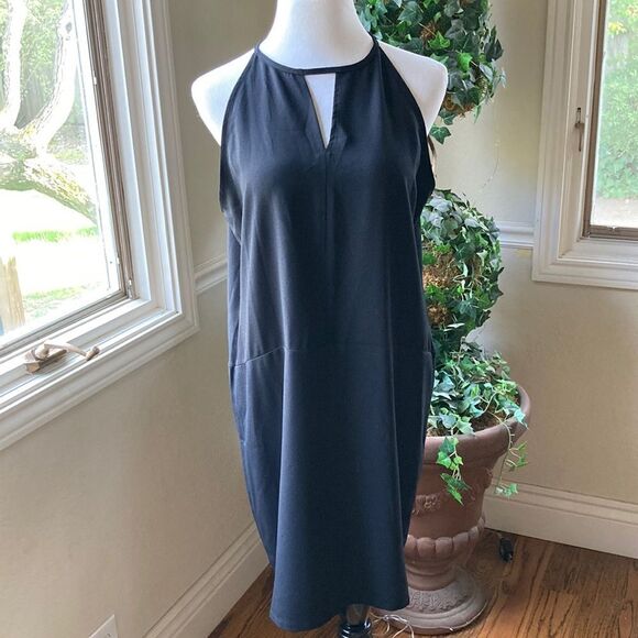 NWT Maurices Black Halter Style Dress Size 14 - Picture 1 of 8